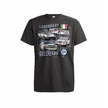 Grafiitinharmaa Legendary Lancia T-paita