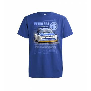 Royal sininen MG Metro T-paita