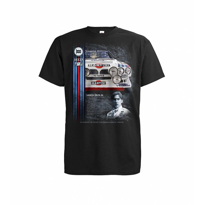 Black DC S4 Henri Toivonen Legend T-shirt