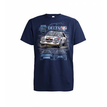 Deep Navy DC New Lancia Delta S4 T-shirt