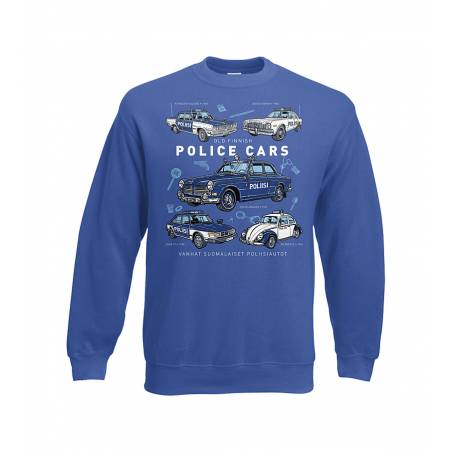 Old Finnish Policecars Kids Sweatshirt