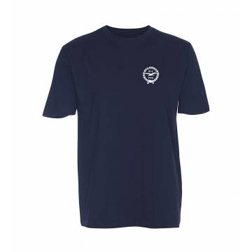 Tummansininen Ilmailuliitto T-paita, luomupuuvillaa