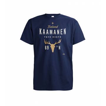 Syvänsininen DC Kaamanen - True North T-paita