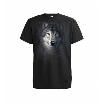 Black DC Wolf head, Lapland Finland T-shirt