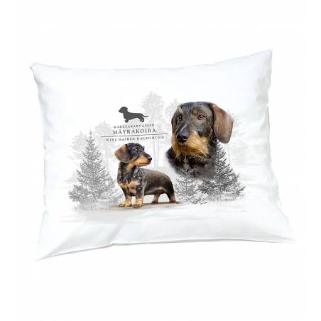 DC Wire-Haired Dachshund pillow case