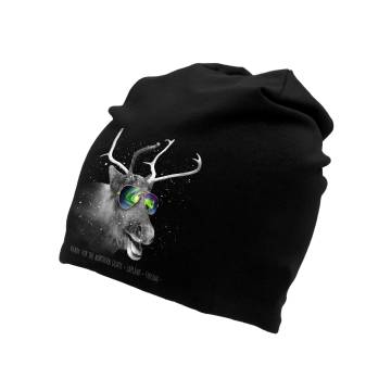 Black DC Reindeer Tricot beanie