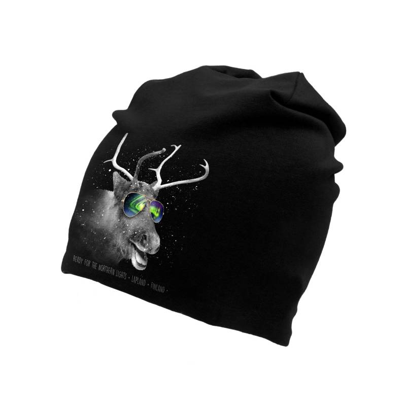 Black DC Reindeer Tricot beanie