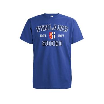 Royal sininen DC Finland - Suomi T-paita