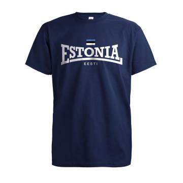 Syvänsininen Estonia "lonsdale" T-paita