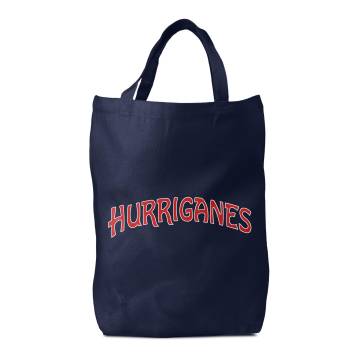 Navy Blue DC Hurriganes logo Shopping bag