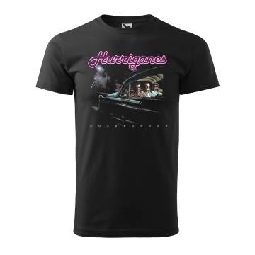 Musta DC Hurriganes Roadrunner T-paita