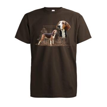 Brown DC Finnish Hound T-shirt