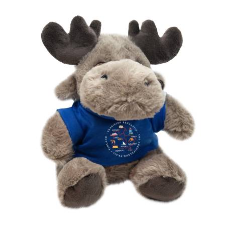 Royal Blue Plush moose Archipelago Trail