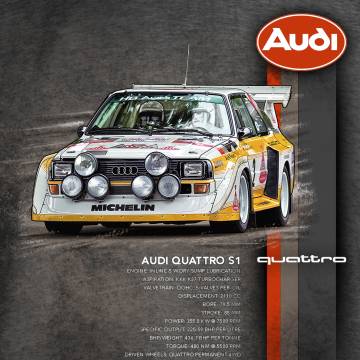 DC Audi Quattro S1 T-shirt