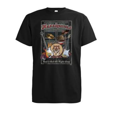 Black DC Hurriganes Instruments T-shirt