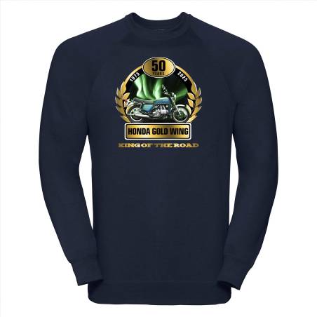 Navy Blue Honda Gold Wing 50 y Sweatshirt