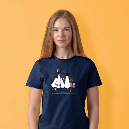 Navy Blue Moomin family, Needs a change T-shirt