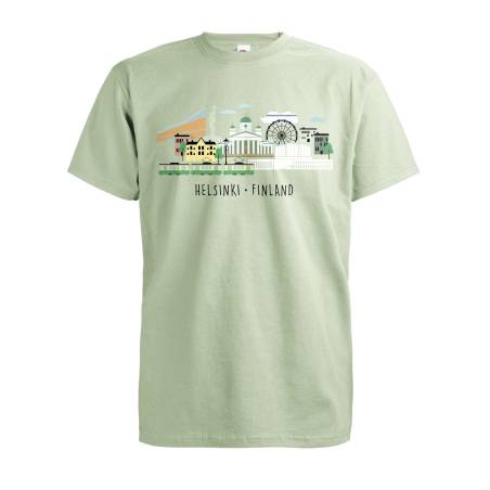 Sage DC Helsinki graphic T-shirt