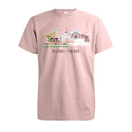 Soft rose DC Helsinki graphic T-shirt