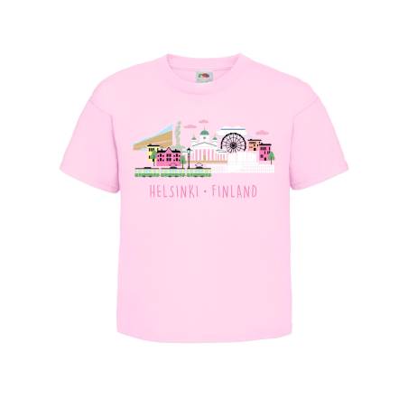 Pink DC Helsinki graphic Kids T-shirt