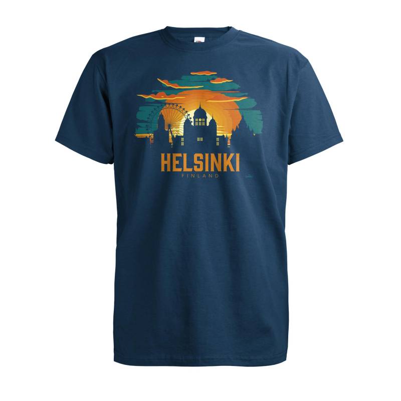 Mountain Blue DC Helsinki Sunset T-shirt