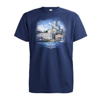 Navy Blue DC Helsinki Kauppatori T-shirt