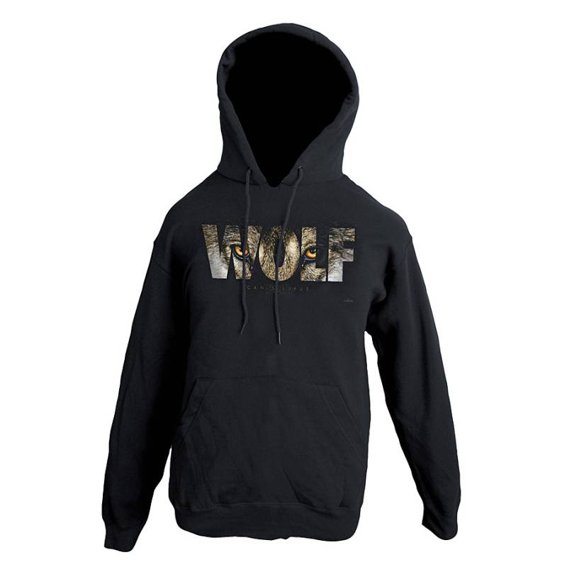 Black DC Wolf eyes Canis Lupus Hooded Sweat Black DC Wolf eyes Canis Lupus Hooded Sweat