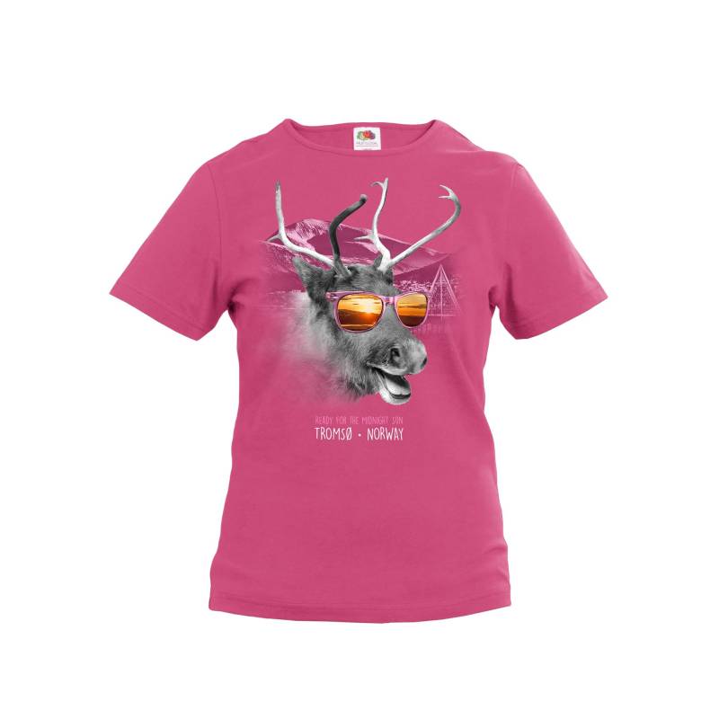 Navy Blue Reindeer, Midnight Sun Tromsö Kid´s T-shir