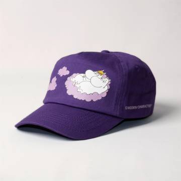 Purple Muumit pilvellä Lasten Lippis DTF