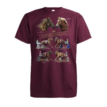 Burgundy DC Uudet Ravikuninkaat T-paita