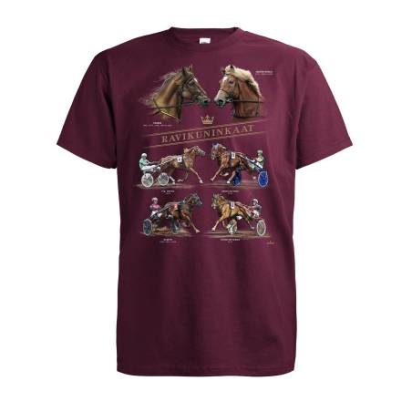 Burgundy DC Uudet Ravikuninkaat T-paita