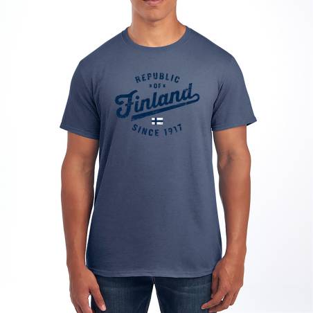 Denim Finland Banner T-paita