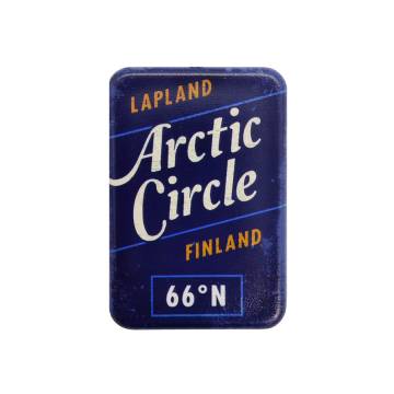 Värikäs Crossed Arctic Circle Composite Magnet