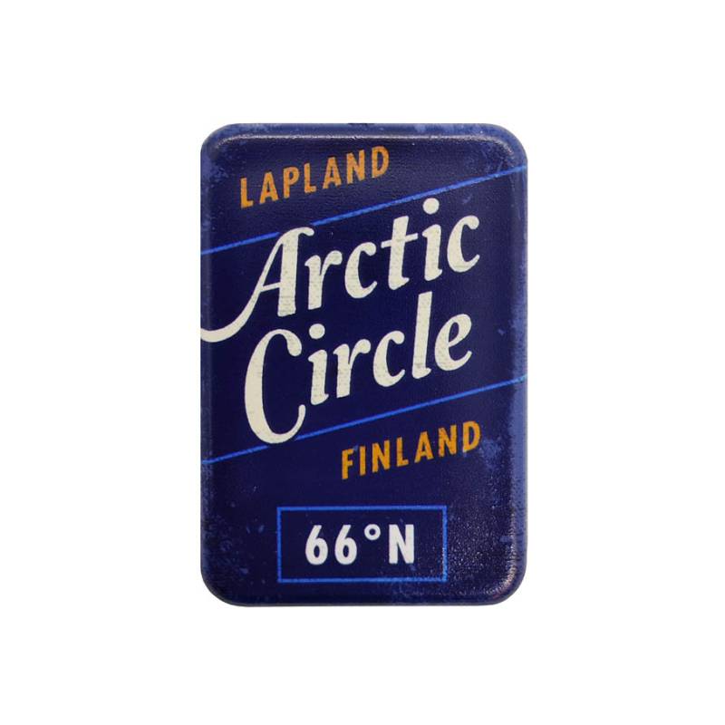 Värikäs Crossed Arctic Circle Composite Magnet