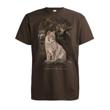Chocolate DC Lynx Finnish Wildlife T-shirt