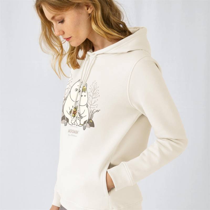 Natural Hugging Moomins Hooded Sweat Natural Hugging Moomins Hooded Sweat