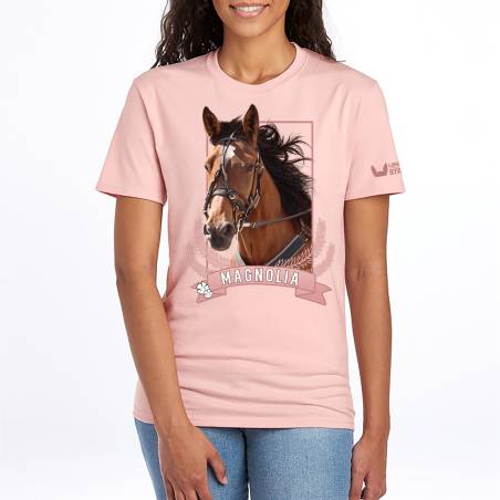 Soft rose Magnolia T-paita