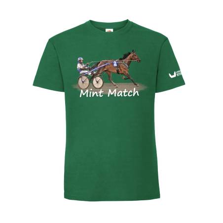 College Green Mint Match Lasten T-paita