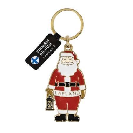 Värikäs Santa Claus Keychain
