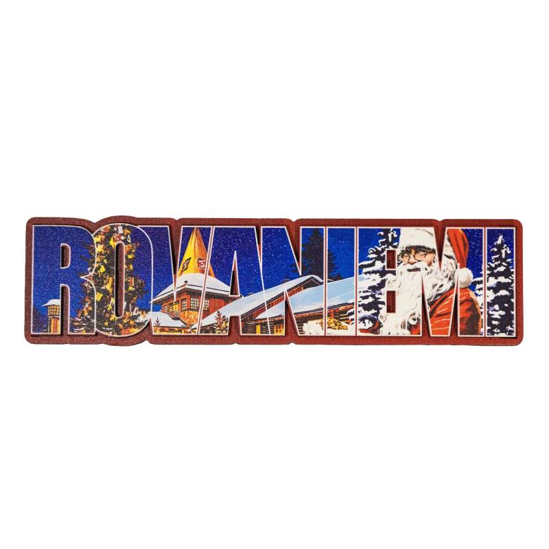 Värikäs Rovaniemi Village, Text Magnet