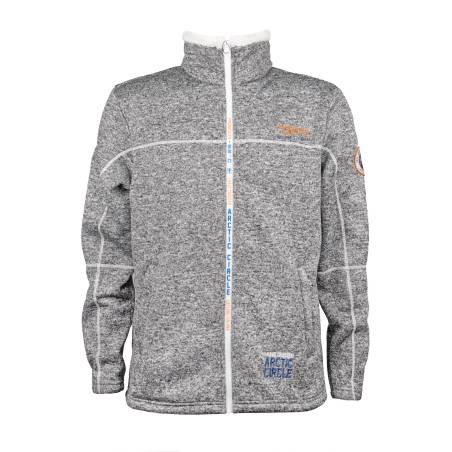 Heather Grey Pokka PARTAKKO Bonded Fleecet