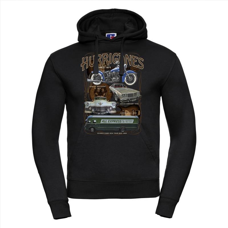 Black DC Hurriganes Vehicles Hoodie