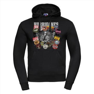 Black Hurriganes Badges Hoodie