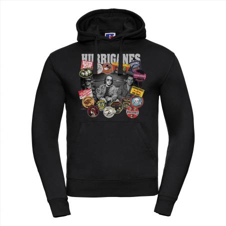 Black Hurriganes Badges Hoodie