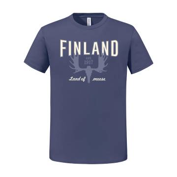 Denim FIN Land of Moose T-paita