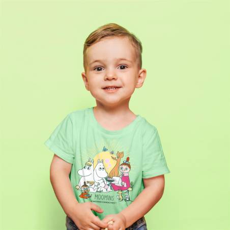 Minttu Moomins and Friends Baby T-shirt, Org.cotton
