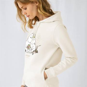 Natural Hugging Moomins Hooded Sweat