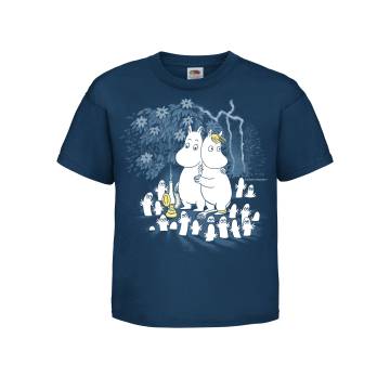 Moomins and hattifatteners Kids T-shirt