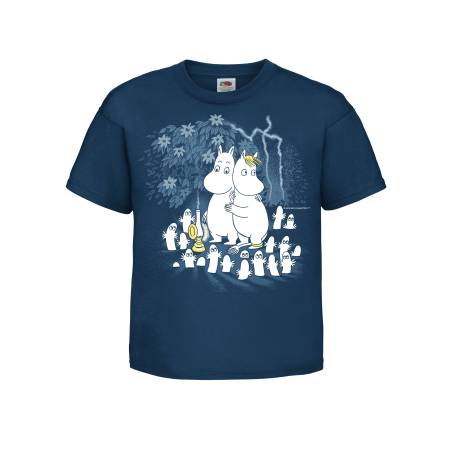 Moomins and hattifatteners Kids T-shirt