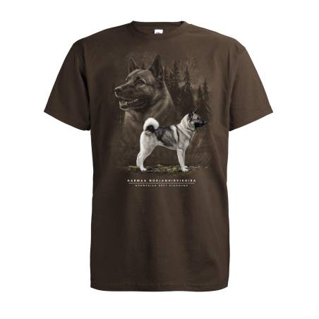 Chocolate Norwegian Grey Elkhound T-shirt